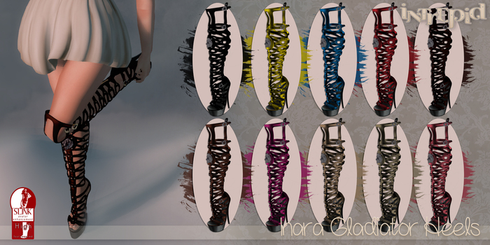 Intrepid:: Inara Gladiator Heels {Slink High} DEMO