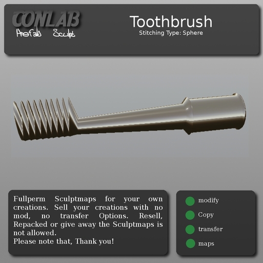 CONLAB Sculptmap Toothbrush (boxed)