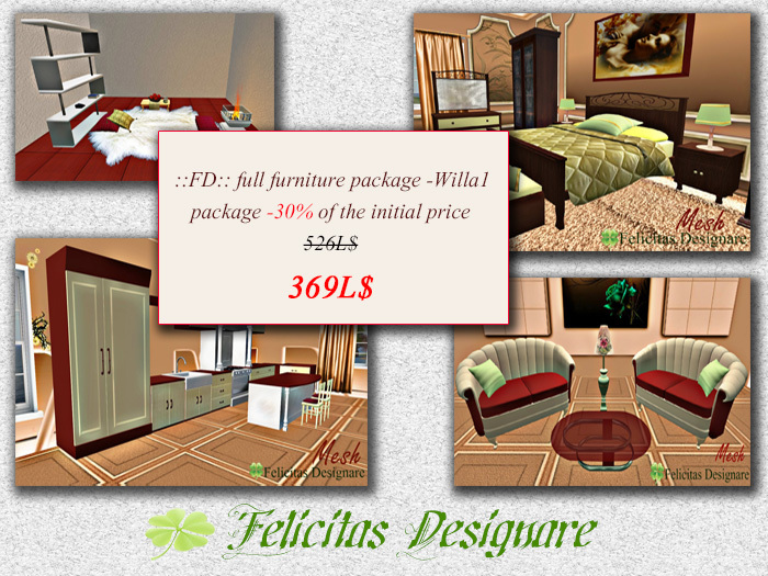 ::FD:: full furniture package -Willa1