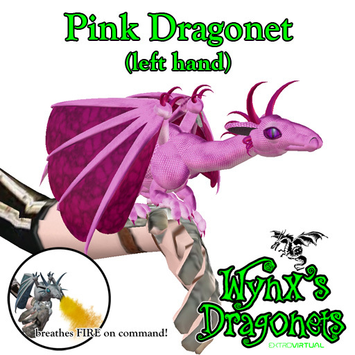 Pink Dragonet (left hand)