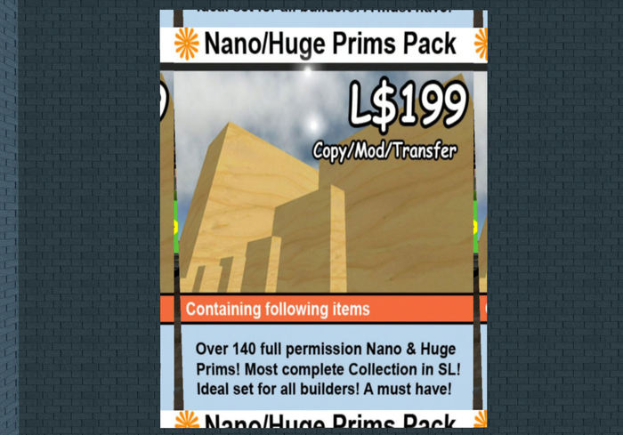 140 Nano and mega prims