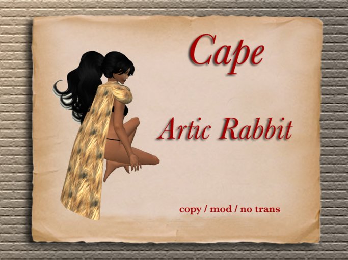 Fur Cape - Arctic Rabbit