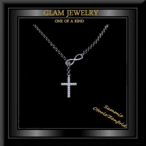 Christ Infinity Silver  Mesh Necklace