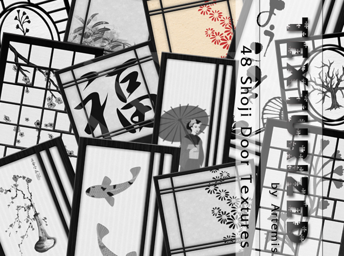 Texturized - Japanese Shoji Door Textures pack2