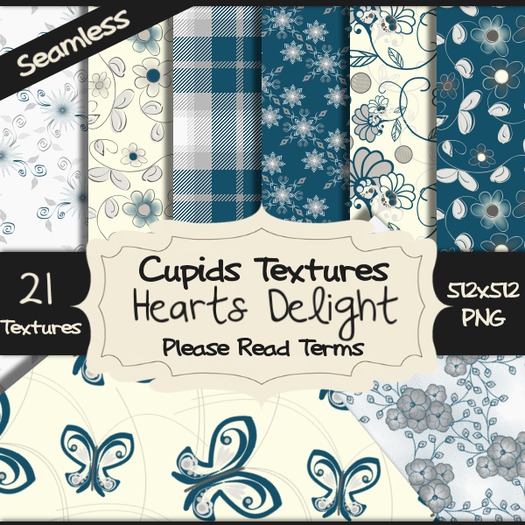 *Cupids Textures * 21 HEARTS DELIGHT