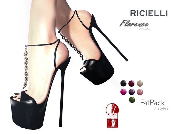 R.icielli - FLORENCE High Heels for Slink High Feet / FatPack