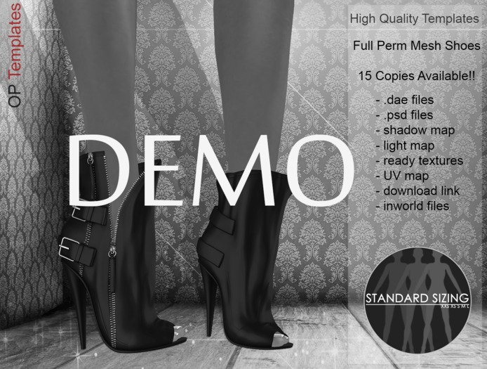 DEMO Mistic Slink Heels High Feet - Semi Exclusive - Full Perm *OP TEMPLATES* 018