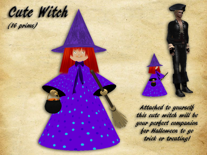 Cute Witch - packed