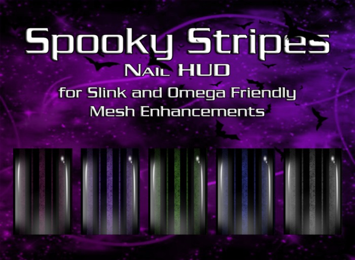 [LNL] Omega Nails - Spooky Stripes (boxed)