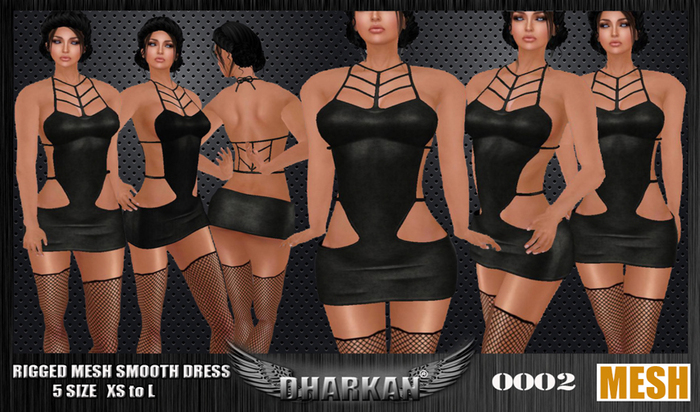 Dharkan - Mesh Dress 0002 Smooth