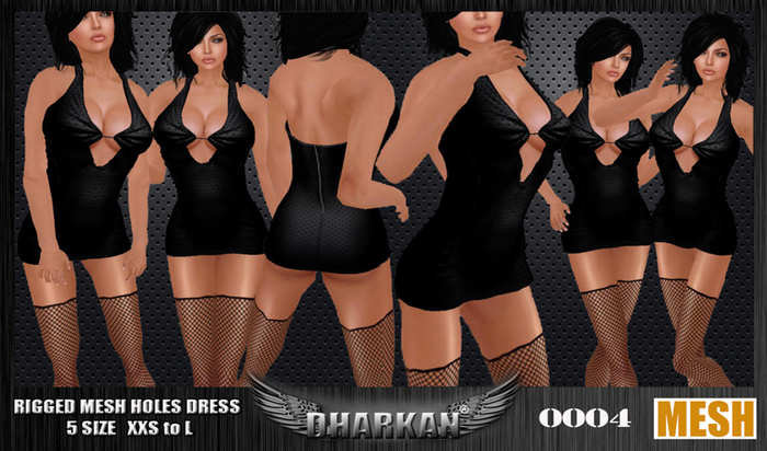 Dharkan - Mesh Dress 0004 Holes