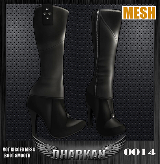 Dharkan - 0014 Mesh Boot Smooth