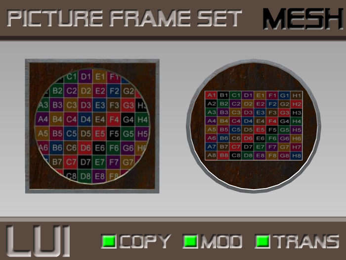 Picture Frame Set [Mesh] Full Perm