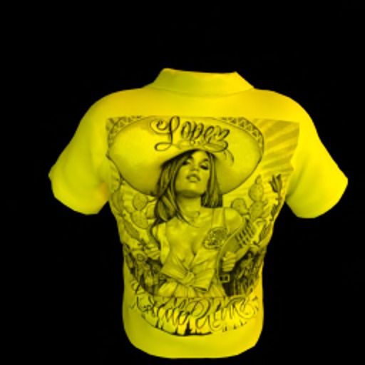 Lopez Chicano Poloshirt yellow 
