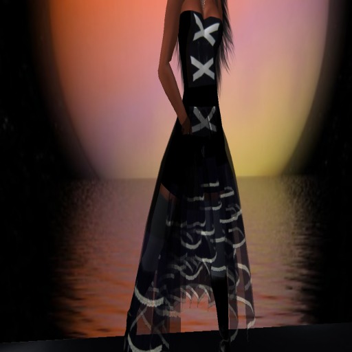 tied party dress