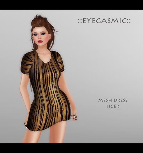 ::EyeGasmic::Mesh Tiger  Dress