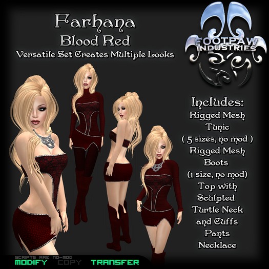 [FPI] Farhana Blood Red - Versatile Combo Pack