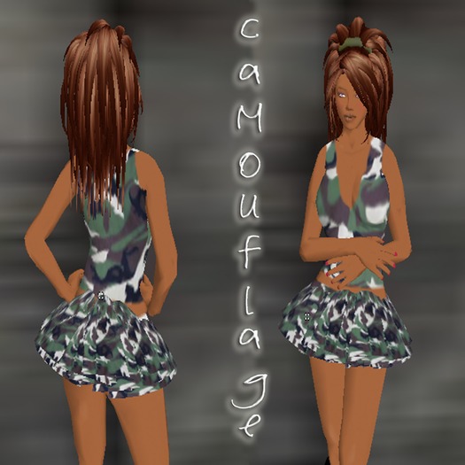 Camouflage dress set **almost free