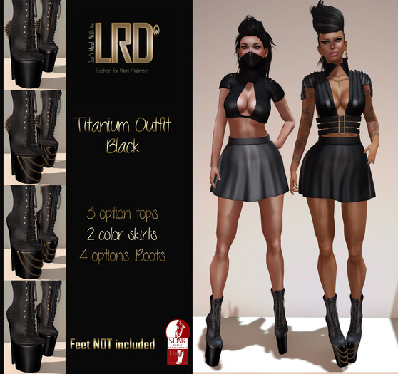 LRD Titanium outfit Black