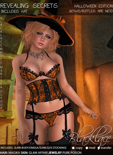 ~Blacklace~ Revealing Secrets: Halloween Edition