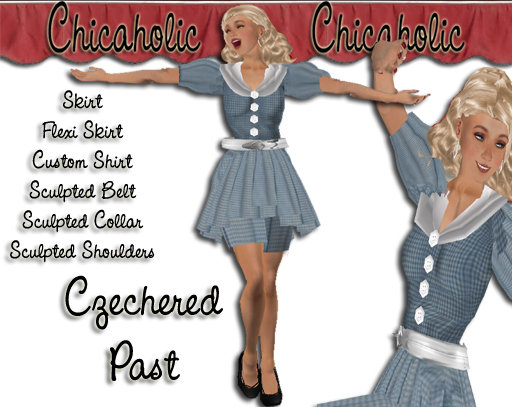 Chicaholic Czechered Past Dress