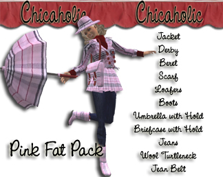Chicaholic Pink Plaid Fat Pack