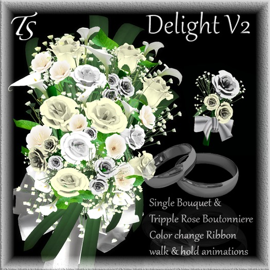 TS Bridal Bouquet Set #3 Fushia