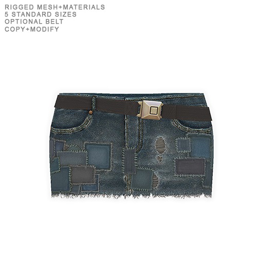CARGO // Scrapyard Skirt // Blue (BOXED)