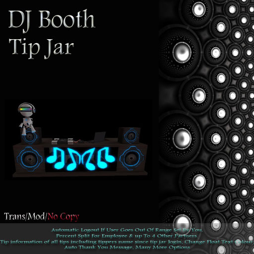 DJ Booth TipJar