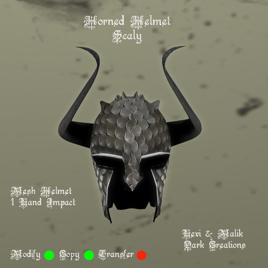 Horned Helmet Scaly