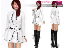MI960224 Women's Vintage Jacket with Blouse