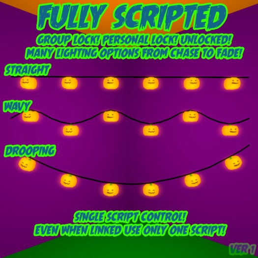 Ada Labs - Pumpkins Halloween Lights Full Set