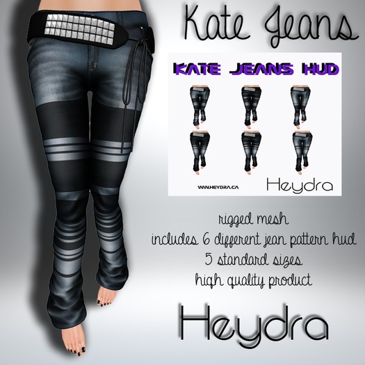 HEYDRA Kate Jeans w/HUD