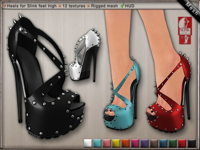 DN Mesh CowGirl Boots w HUD