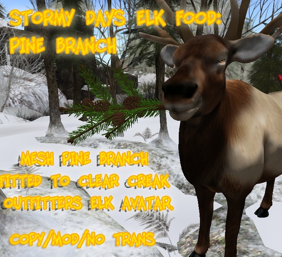 SD's Elk Food - Pine Branch