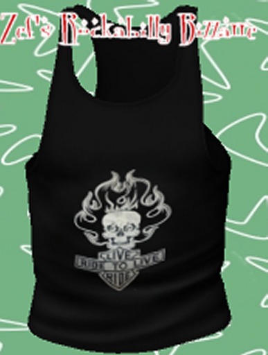 Zef's Mens Mesh Live To RIde tank shirt