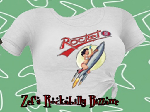 Zef's Rockabilly Mesh Knotted Rocket 88  T 