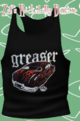 Zef'sRockabilly  Mens Mesh Vest Tank Greaser 
