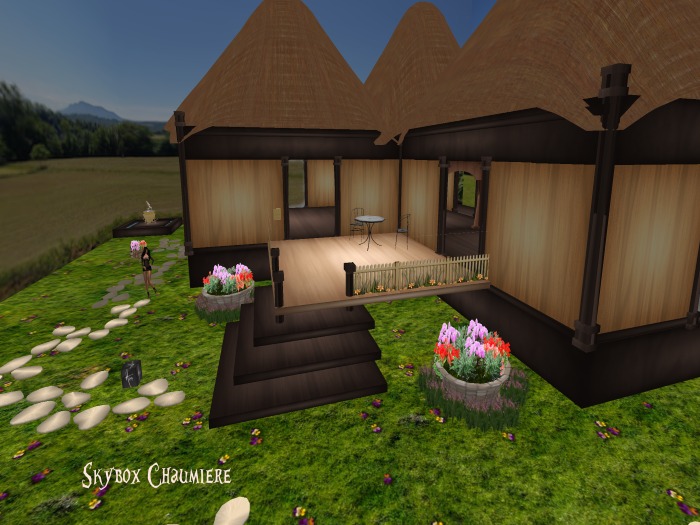 maison chaume +  box