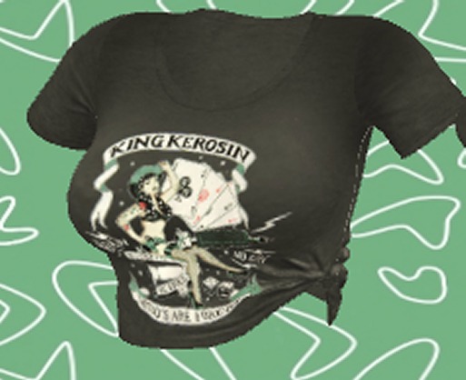 Zef's Rockabilly Mesh Knotted Tattoos are forever t shirt