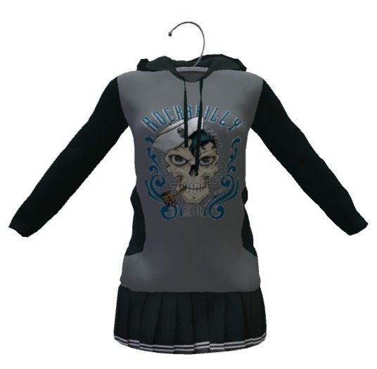 Zef's Rockabilly Cheerleader Sailor Grey 