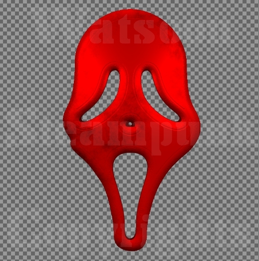 Bloody screaming mask  - Single FULL PERMS Texture
