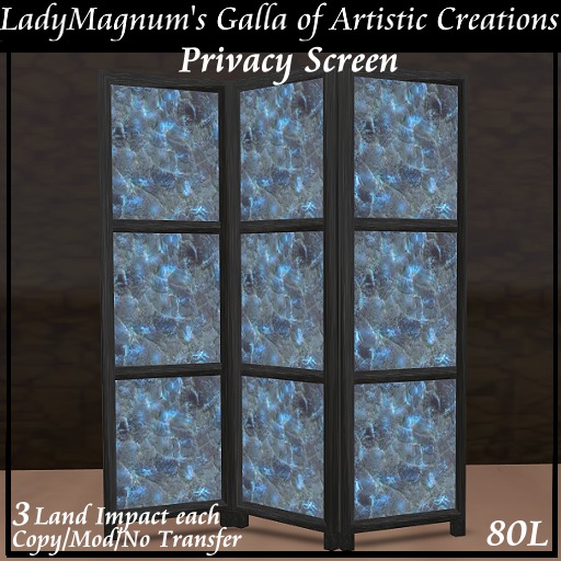 LadyM's Privacy Screen Art Deco No 1