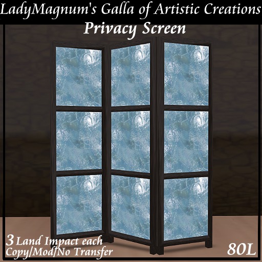 LadyM's Privacy Screen Art Deco No 6