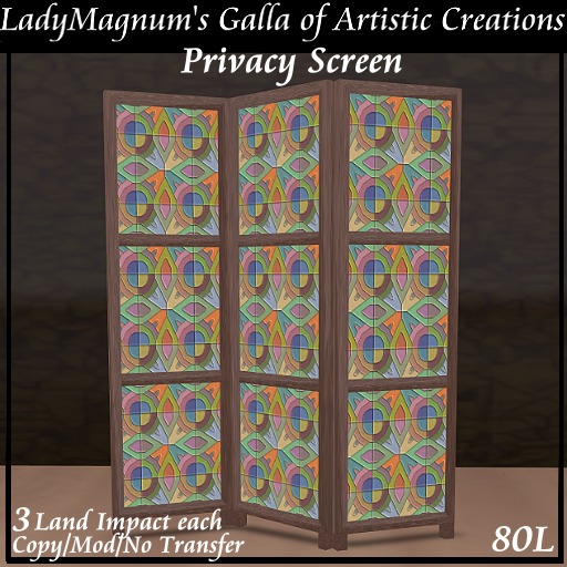 LadyM's Privacy Screen Geometric No 3
