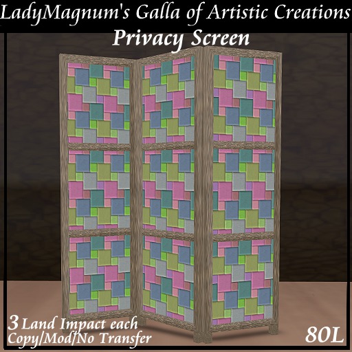 LadyM's Privacy Screen Geometric No 5