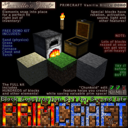 ~JJ~ Primcraft Construction System DEMO