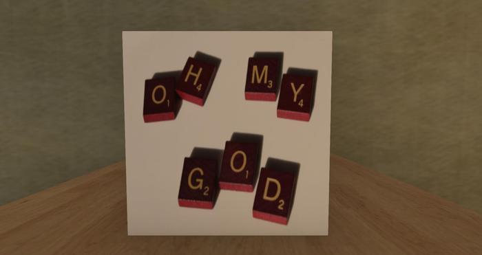 CARD: WORD TILES/OMG YOU'RE AMAZING!