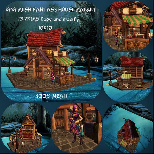 G^G MESH FANTASY HOUSE MARKET