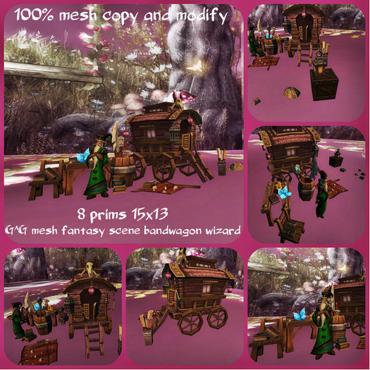 G^G mesh fantasy scene bandwagon wizard